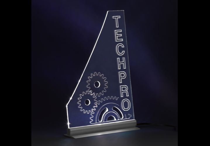 Individuell gestaltete Awards mit LED-Beleuchtung