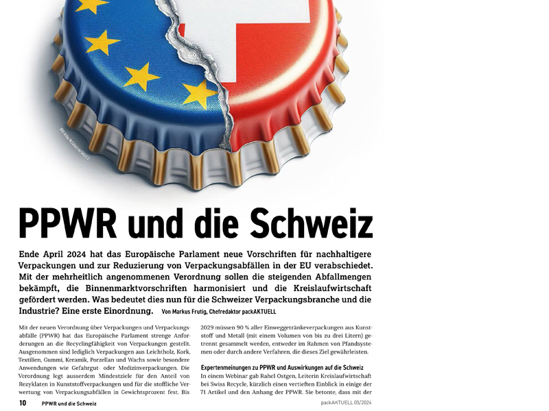 PPWR und die Schweiz