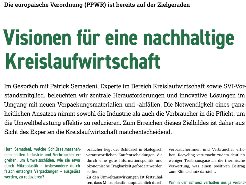 Interview im Pack aktuell
